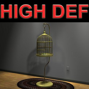 bird cage 3d model