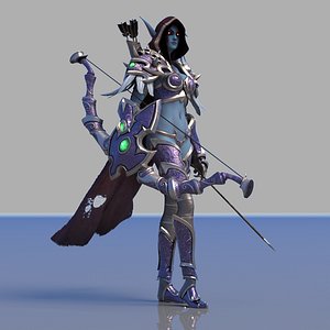 Sylvanas Windrunner Maya Rig