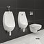 urinal rosa toilet 3D model