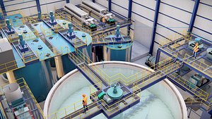 Mining processing plant 3D