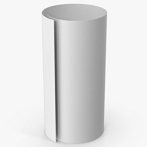 White Paper Roll 3D model