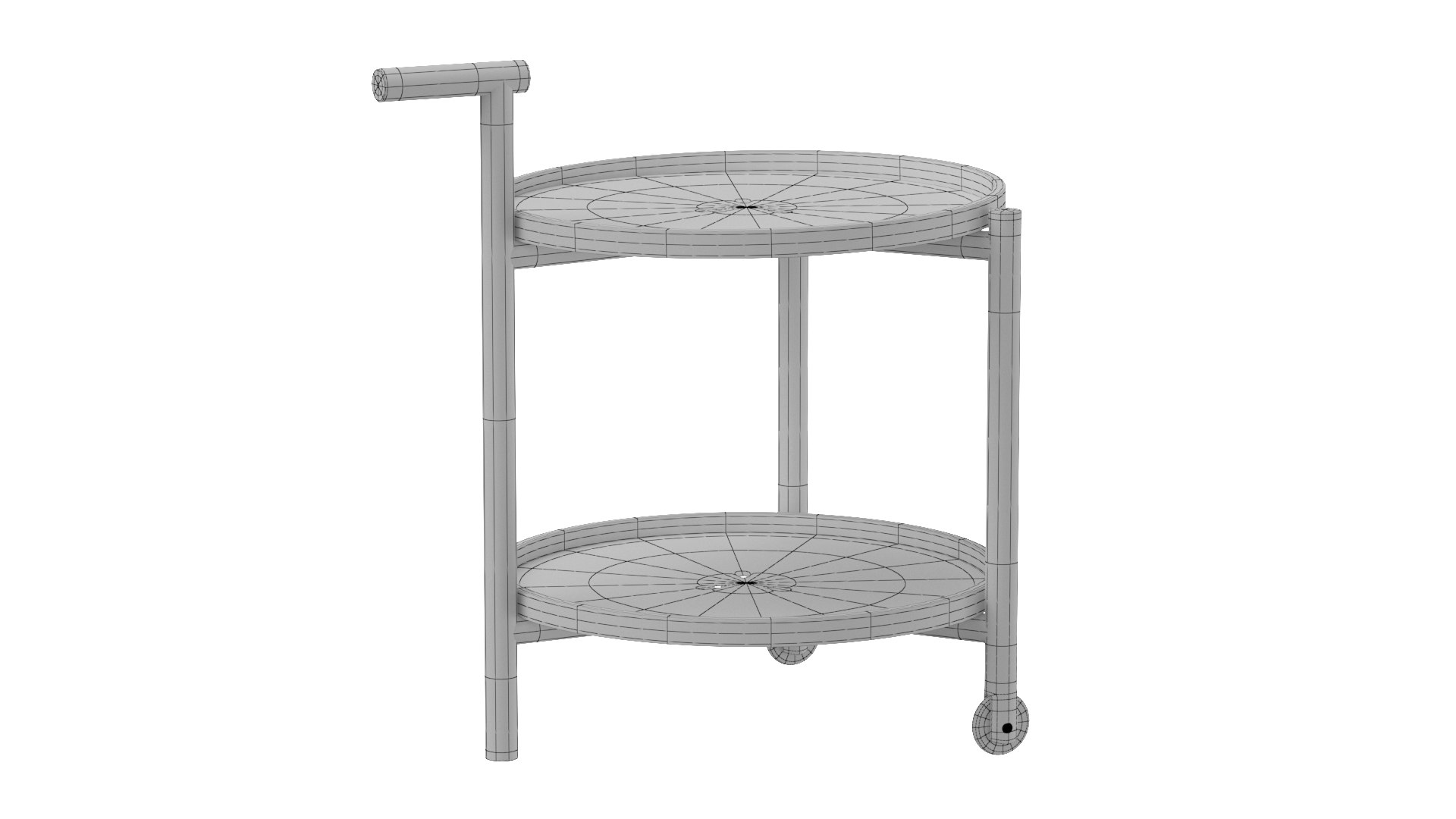Roda Caddy Trolley 3D Model - TurboSquid 1508662
