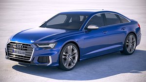 3D audi s6 2020 model