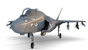 3D Fighter Aircraft Ghost model
