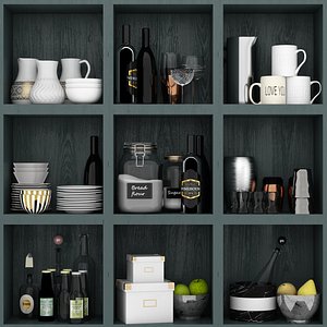 rack shelves model