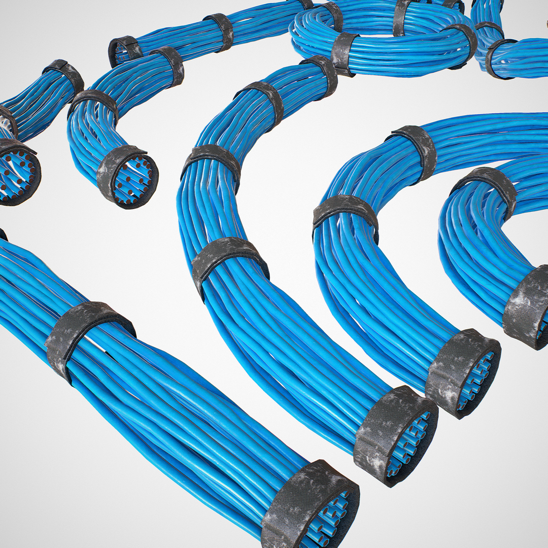 Wires cables 3D model TurboSquid 1680862