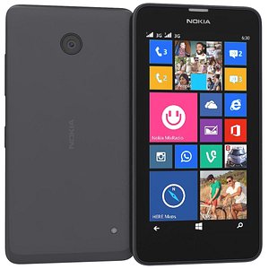 Nokia Lumia 630 635 Dual SIM Black