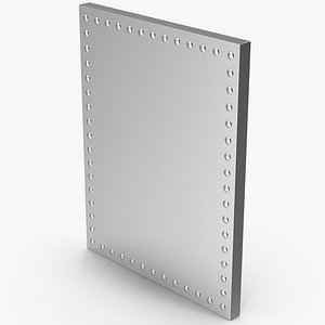 3D Steel Plate model