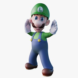 Luigi Rigged Low Poly PBR