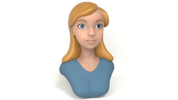 3D bust girl