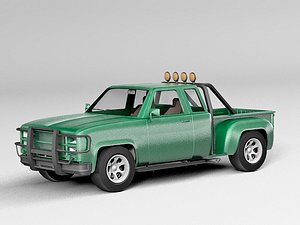 pickup car 3D model