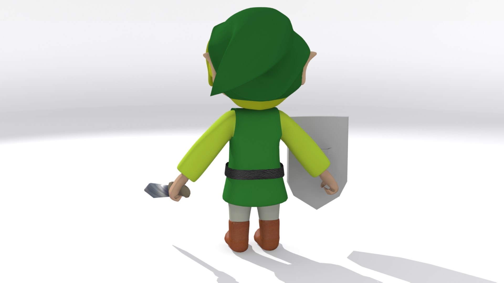 Rigged Zelda Cartoon Link 3D Model - TurboSquid 1833614