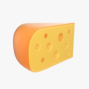 3D cheese wedge