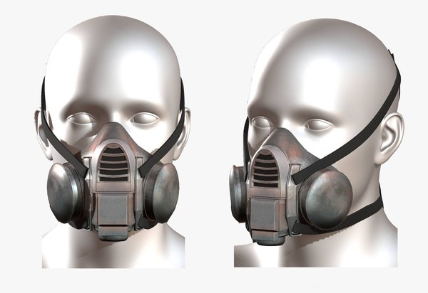 Gas mask model - TurboSquid 1609821