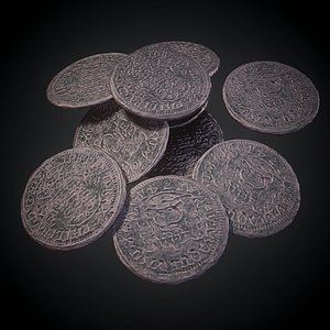 REAL Spanish Money XVII-XVIII 3D model