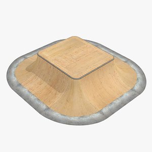 Skate Ramp Quarter Pipe Fun Box Skateboarding Element G