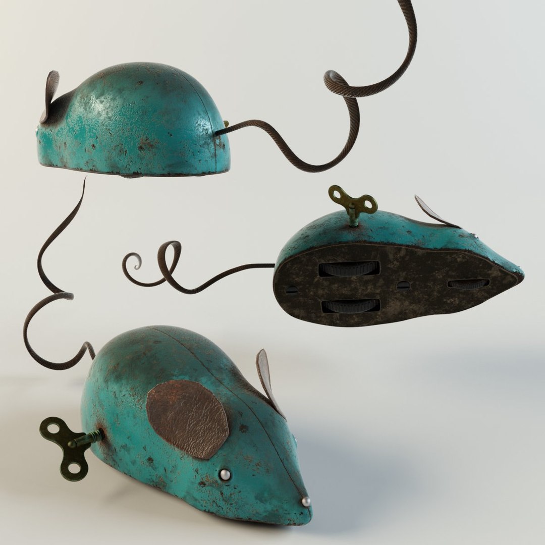 Clockwork Mouse 3d Max