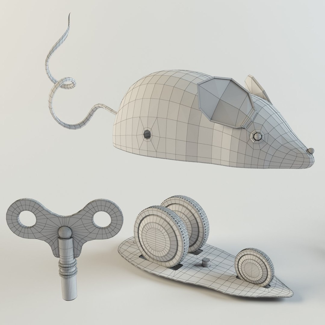 Clockwork Mouse 3d Max