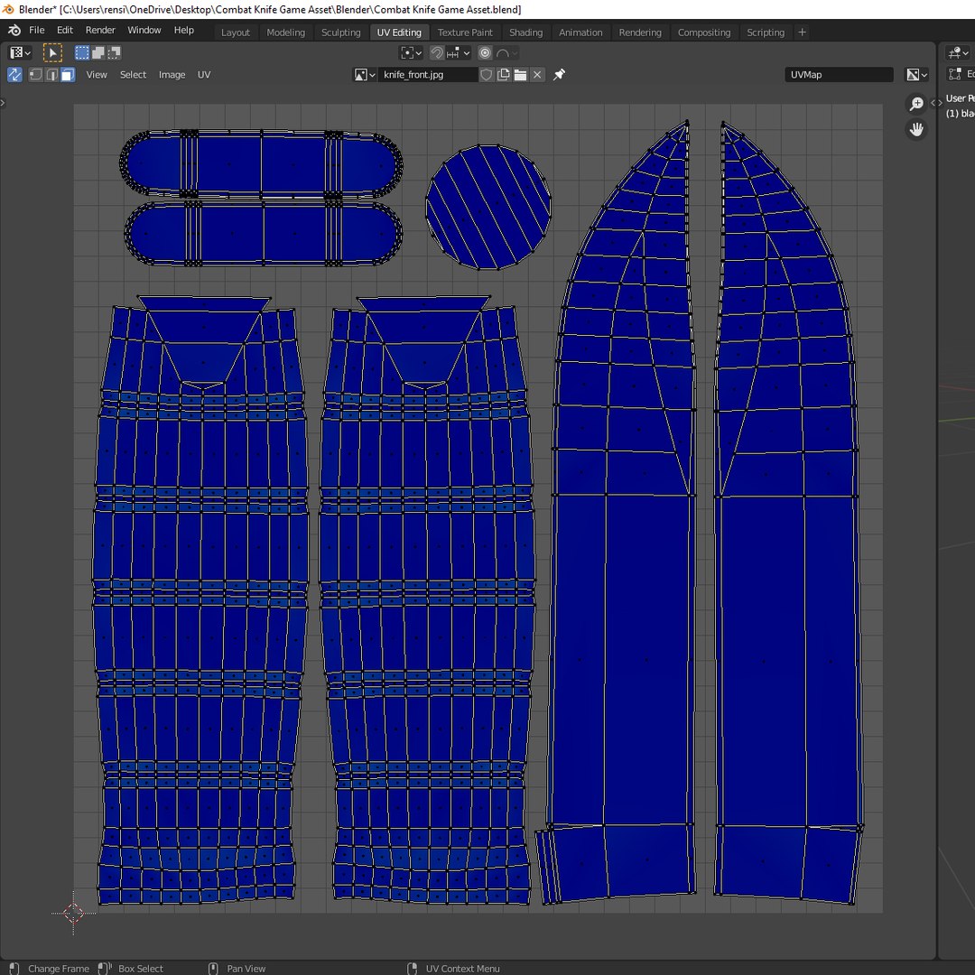 Free 3D Model Knife Unity - TurboSquid 1648244
