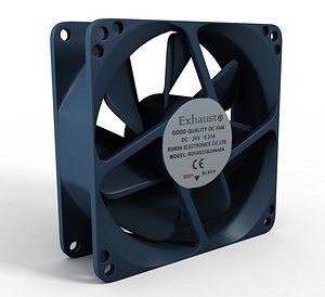 3D model cpu fan