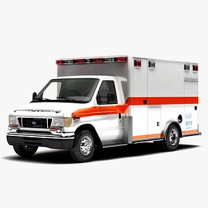 2005 Ford E350 Road Rescue Type 3 Ambulance