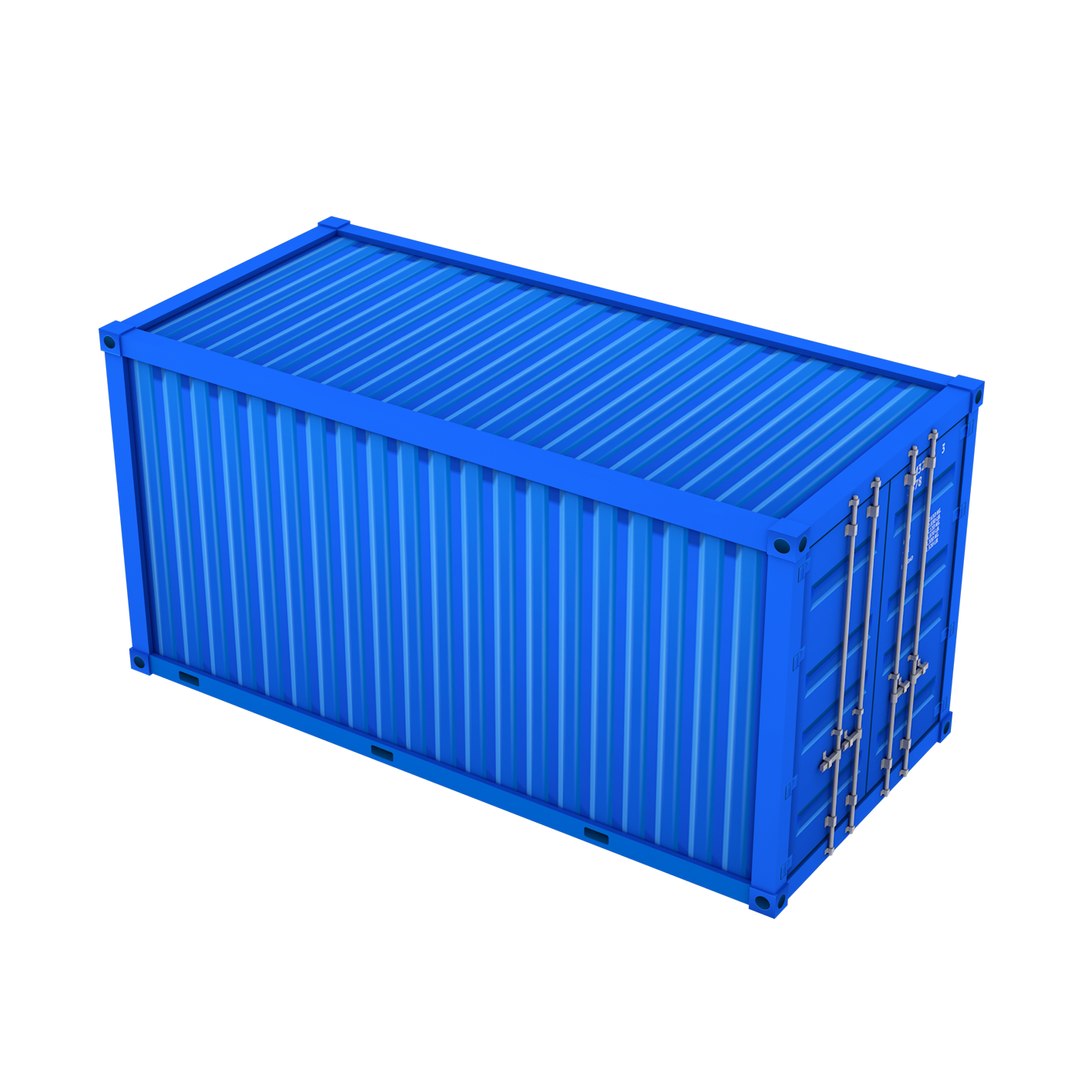3D Modeled Cartoon Cargo Container Model - TurboSquid 1474811