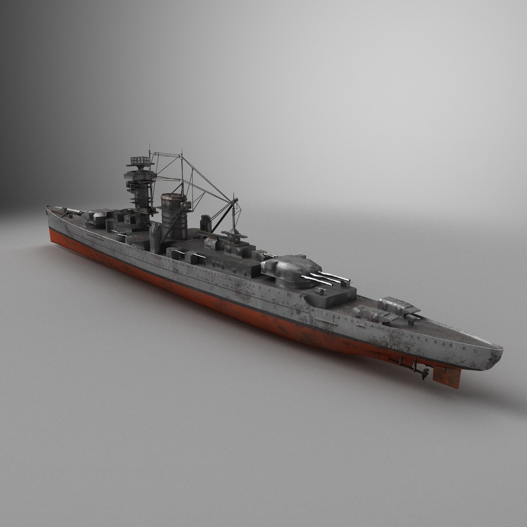 Pbr Admiral Graf Spee Model - TurboSquid 1219745