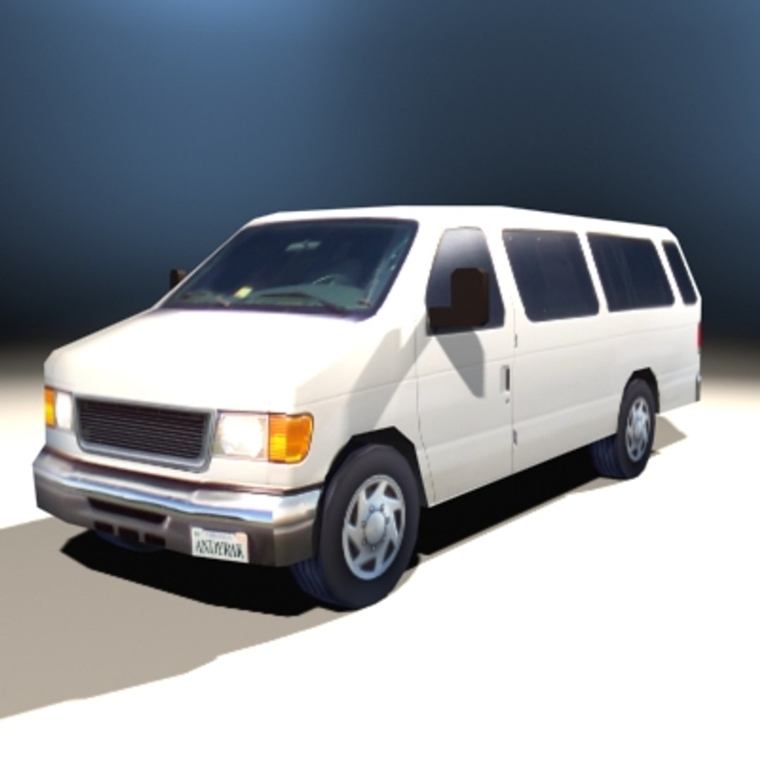 3d 15 passenger Van Model