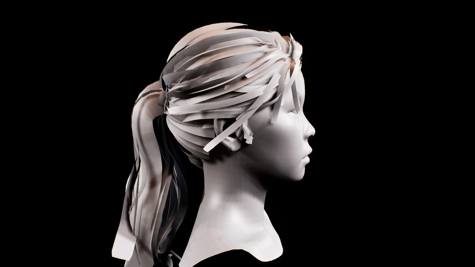 Female Hair - 020 3D Model - TurboSquid 1772904