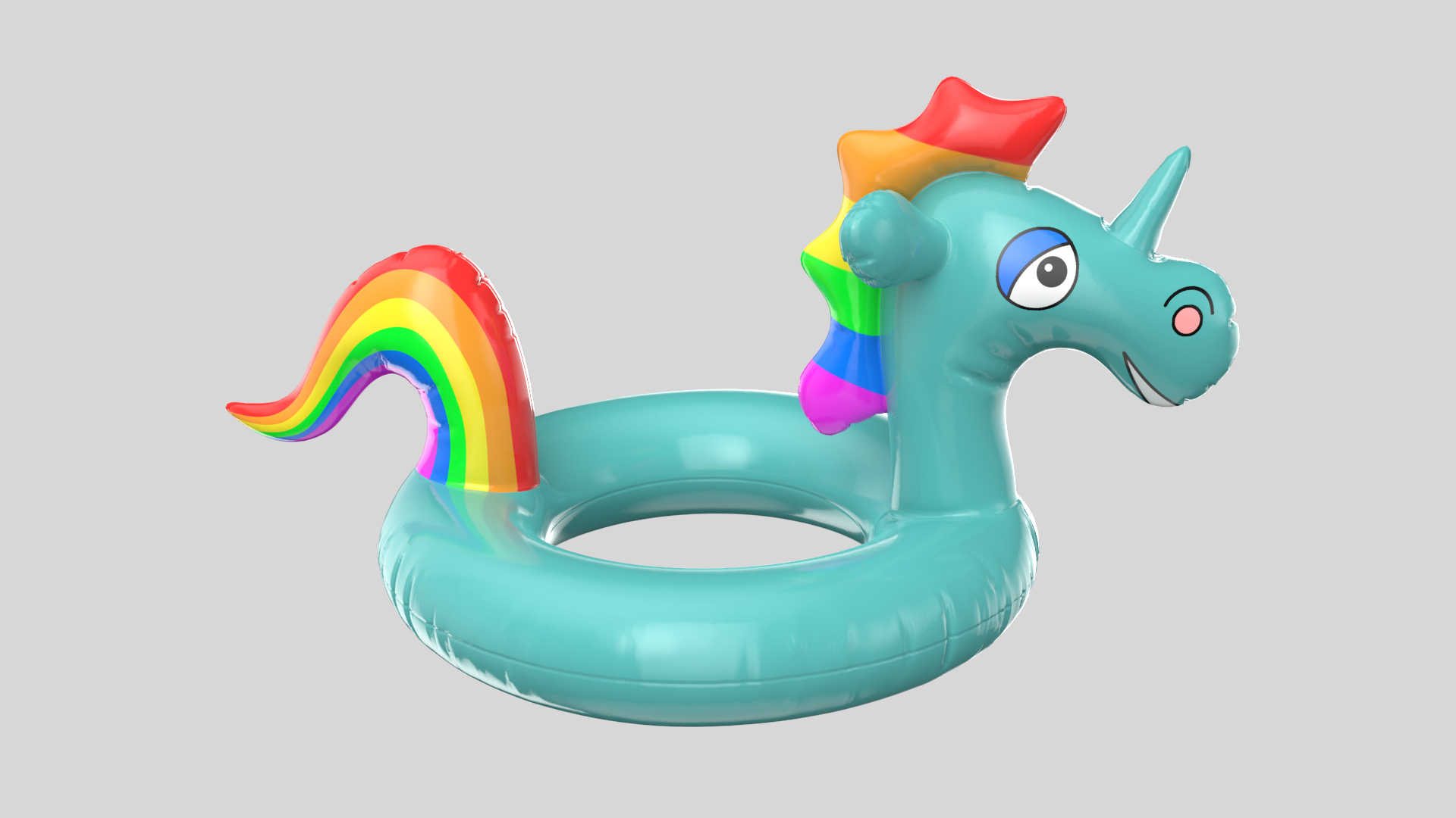 inflatable unicorn rubber ring