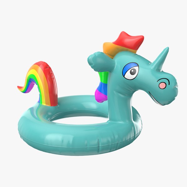 inflatable unicorn rubber ring