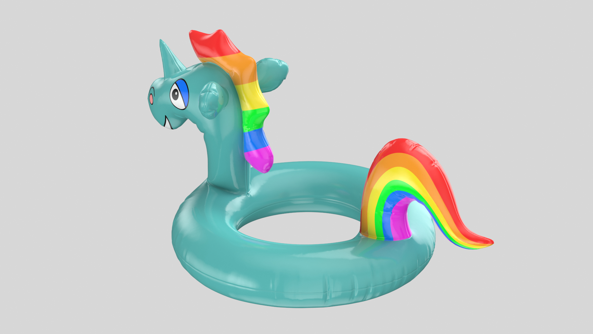 inflatable unicorn rubber ring