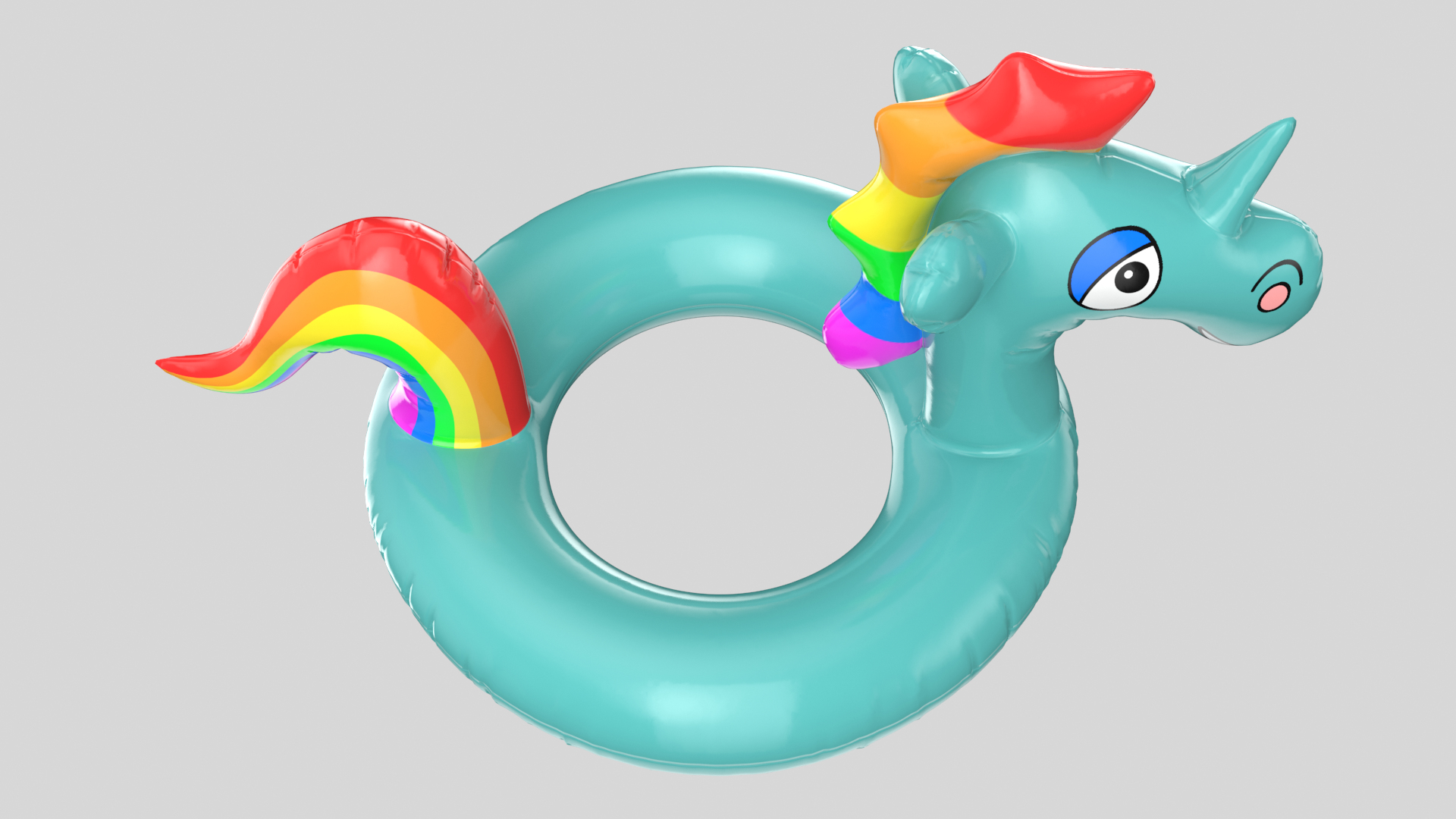 inflatable unicorn rubber ring