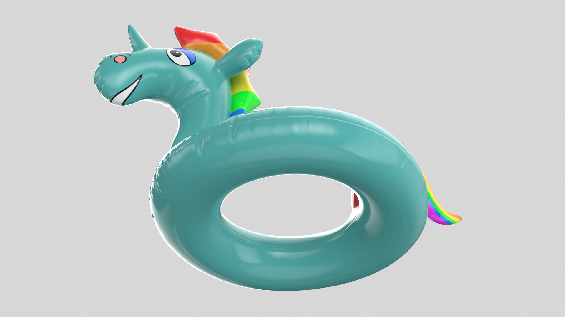 inflatable unicorn rubber ring
