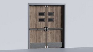 School Door 3D model