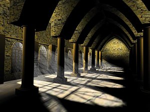 ancient building 3d model