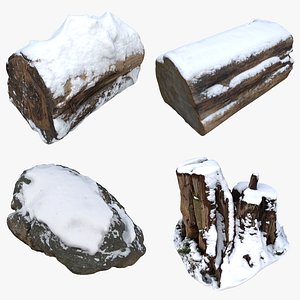 nature snow 3D model