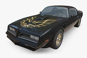 3D pontiac firebird 1977