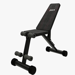 bench gym 3d 3ds