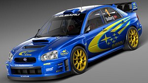 3d japan sport subaru impreza