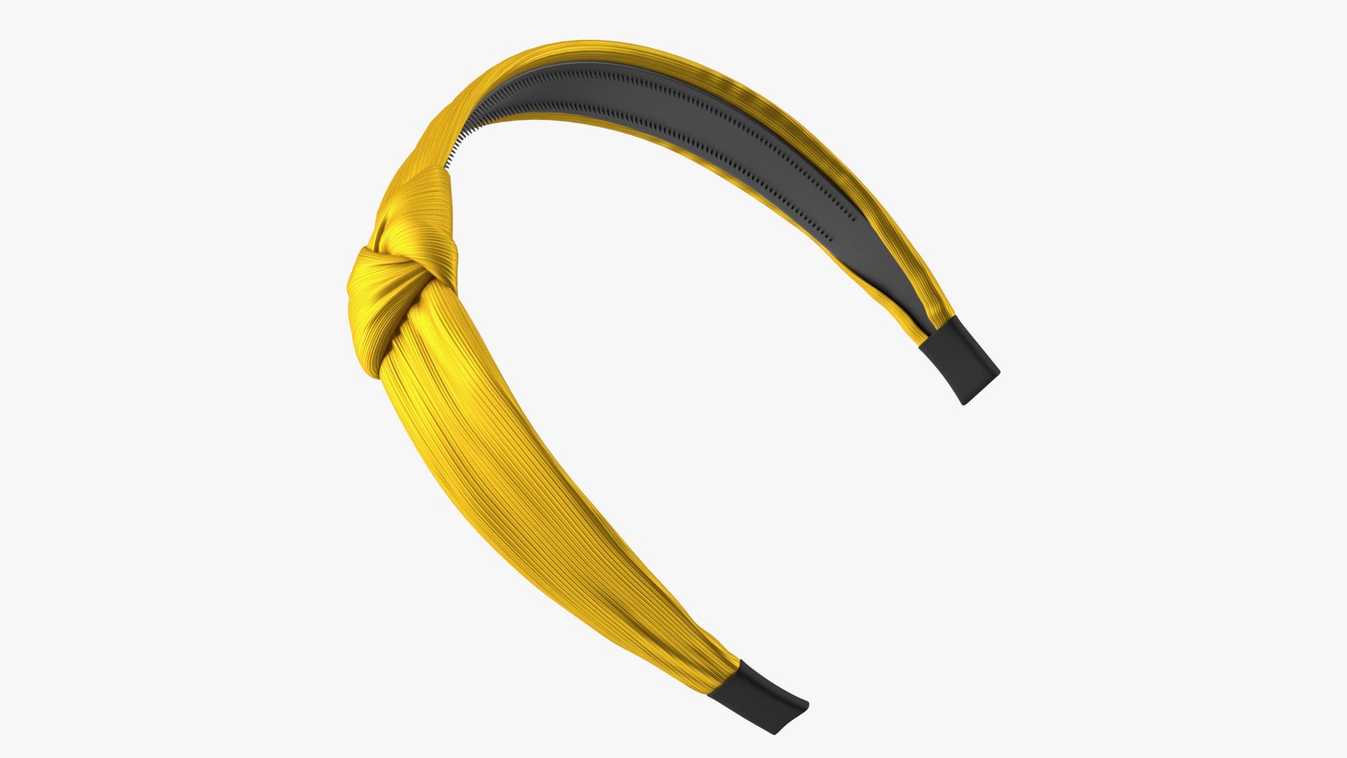 Thick Headband Yellow 3D model preview