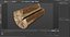 Chopped Firewood Log 3D model