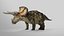 Triceratops Low-poly Rig model