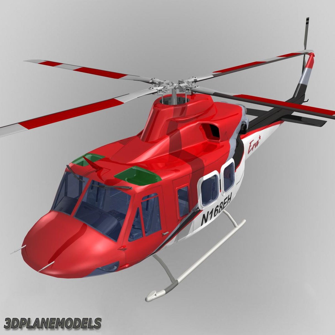 3ds max bell 412 helicopter animation