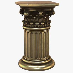 Column Baroque Corinthian Style