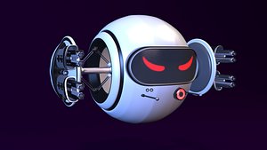 3D security drone model