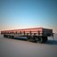 3d railroad train gondola v2 model