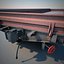 3d railroad train gondola v2 model