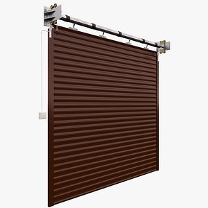 Industrial animated rolling garage door - sutter