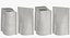 White Stand up Zipper Pouches Collection 22 Products